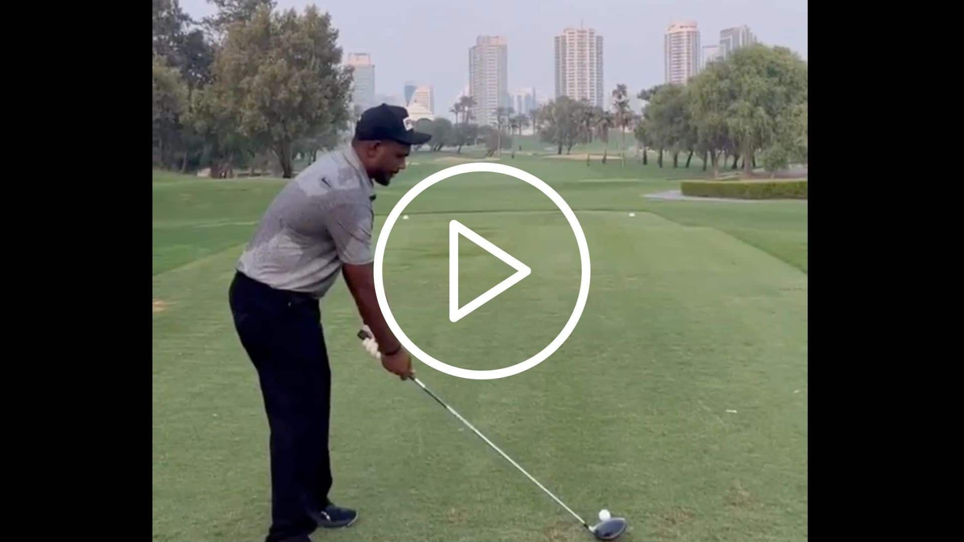 [Watch] Sanju Samson Plays Golf In Dubai After Asia Cup And World Cup Omission